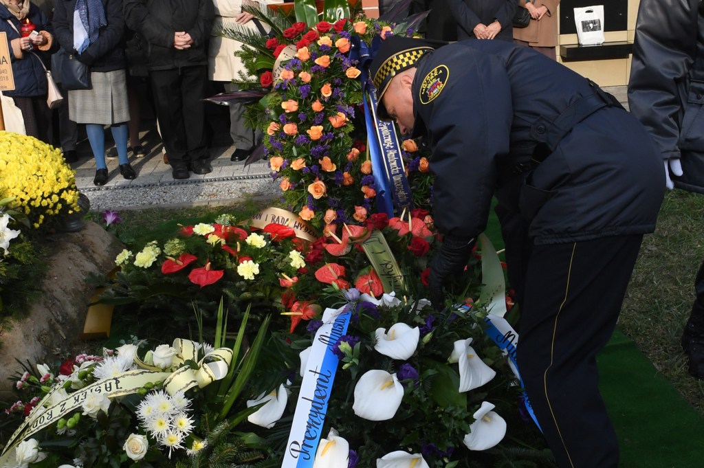 dsc_8717 copy.jpg-Uroczystości pogrzebowe prof. Jerzego Wyrozumskiego  Autor: W. Majka