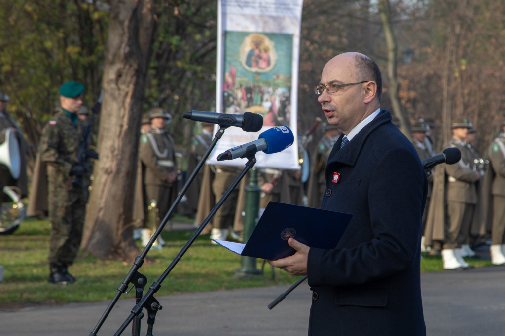 bs-listopada 10, 2018-img_6810.jpg-Niepodległość,Park Jordana,Majchrowski,  Autor: B. Świerzowski