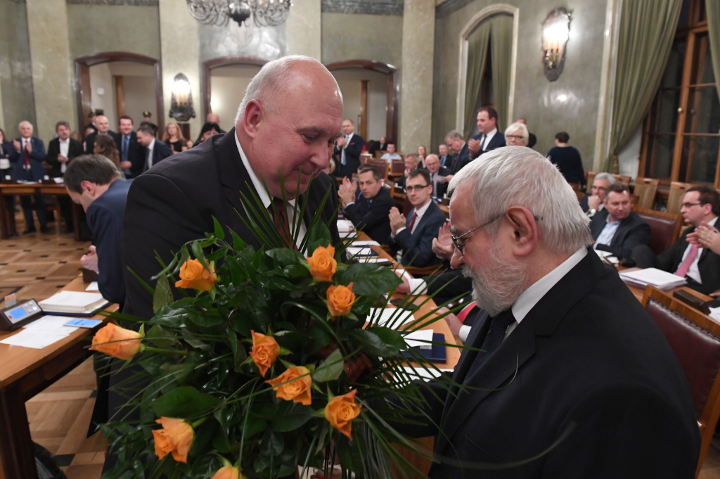 dsc_0716.jpg-zmiana na stanowisku Skarbnika Miasta Krakowa  Autor: W. Majka