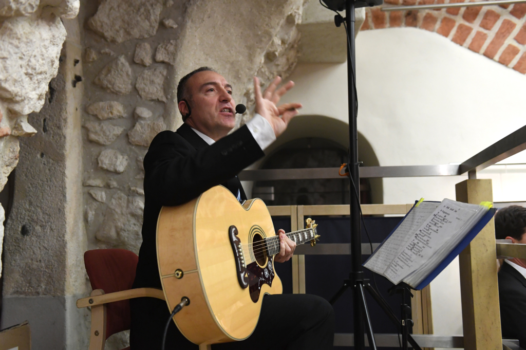 dsc_1818 copy.jpg-Wernisaż wystawy prof. Piotra Sztompki pt. „Pocztówki z Włoch”  Autor: W. Majka