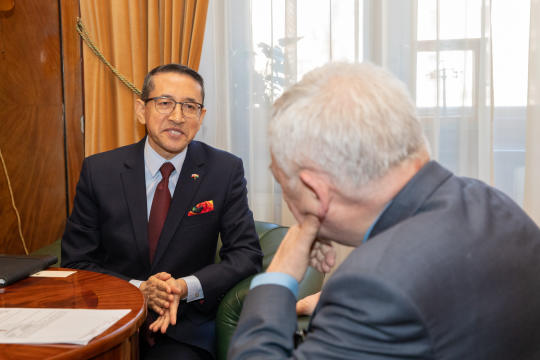 bs_190401_4012.jpg-Tsewang Namoyal, Republika Indii,Majchrowski,Wizyta