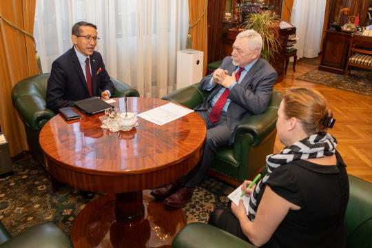 bs_190401_4018.jpg-Tsewang Namoyal, Republika Indii,Majchrowski,Wizyta