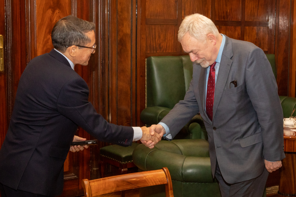 bs_190401_4050.jpg-Tsewang Namoyal, Republika Indii,Majchrowski,Wizyta  Autor: B. Świerzowski