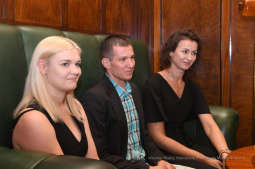 dsc_059007.jpg-Spotkanie ze szpadzistkami, złotymi medalistkami Mistrzostw Europy