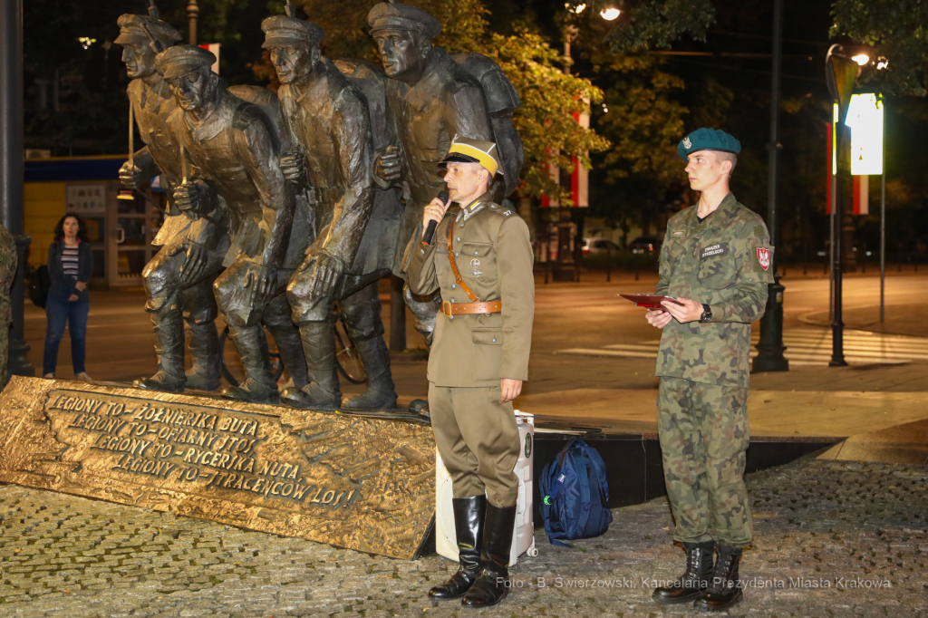 bs_190805_3136.jpg-Kadrówka , Apel Wieczorny, Fryczek  Autor: B. Świerzowski