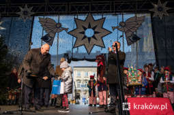 jg1_191130_krpl_7860.jpg-Otwarcie targów Bożonarodzeniowych 2019 na Rynku Głównym w Krakowie