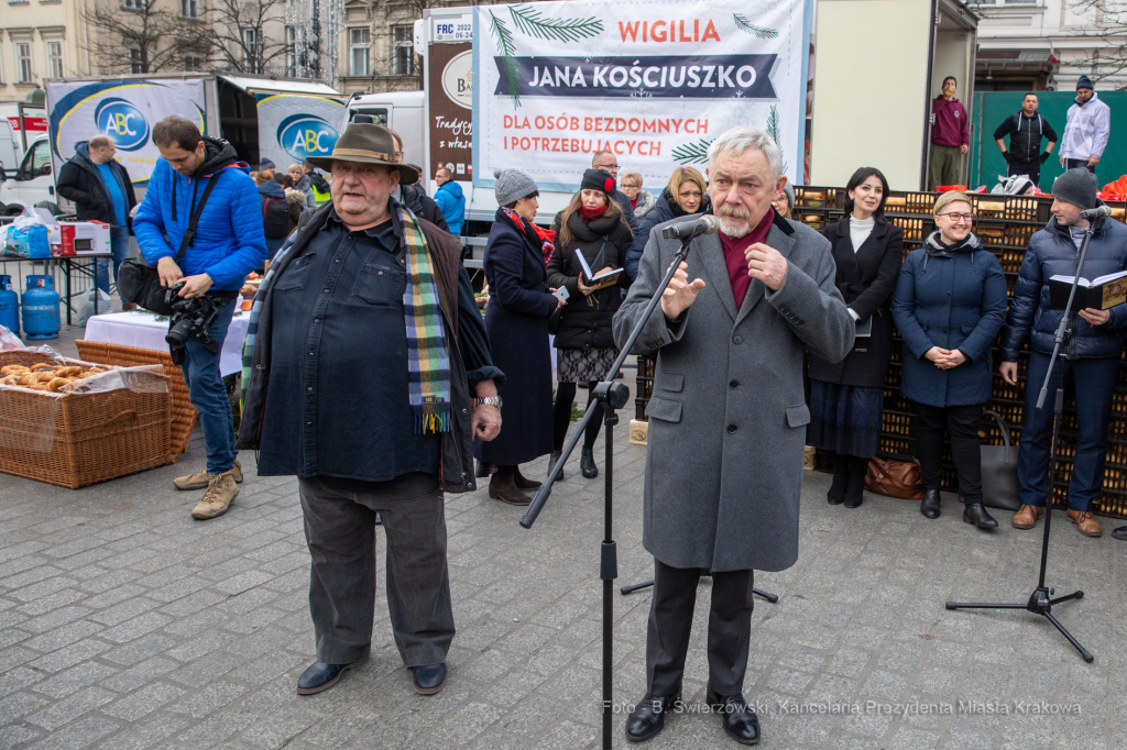 bs_191215_3673.jpg-Wigilia,Jan Kościuszko,Majchrowski,Rynek Główny  Autor: B. Świerzowski