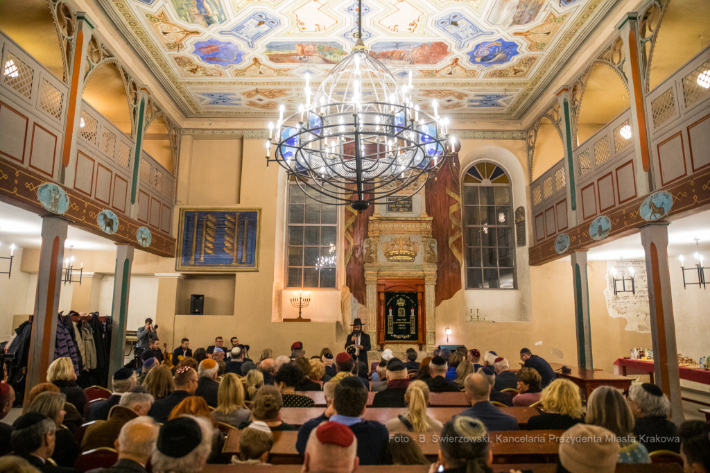 bs-grudnia 28, 2019-img_6747.jpg-Świeca Chanukowa,Majchrowski,Uroczystość  Autor: B. Świerzowski