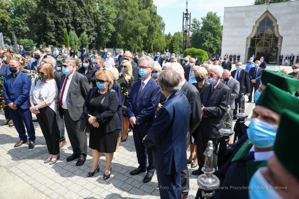 bs_200724_9207.jpg-Pogrzeb,prof. Ziejka, Majchrowski  Autor: B. Świerzowski