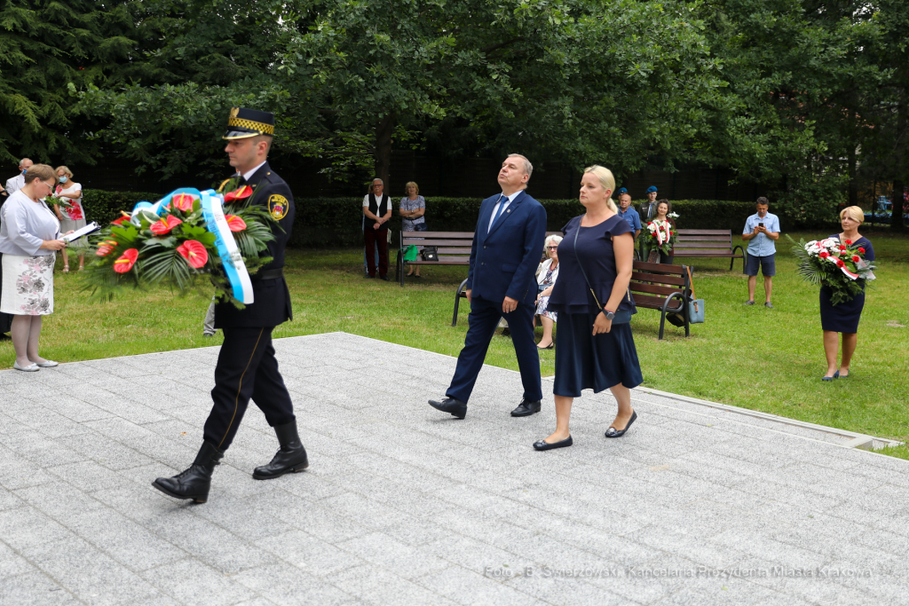 bs_200726_9287.jpg-Wola Justowska,Rocznica,Wojna  Autor: B. Świerzowski