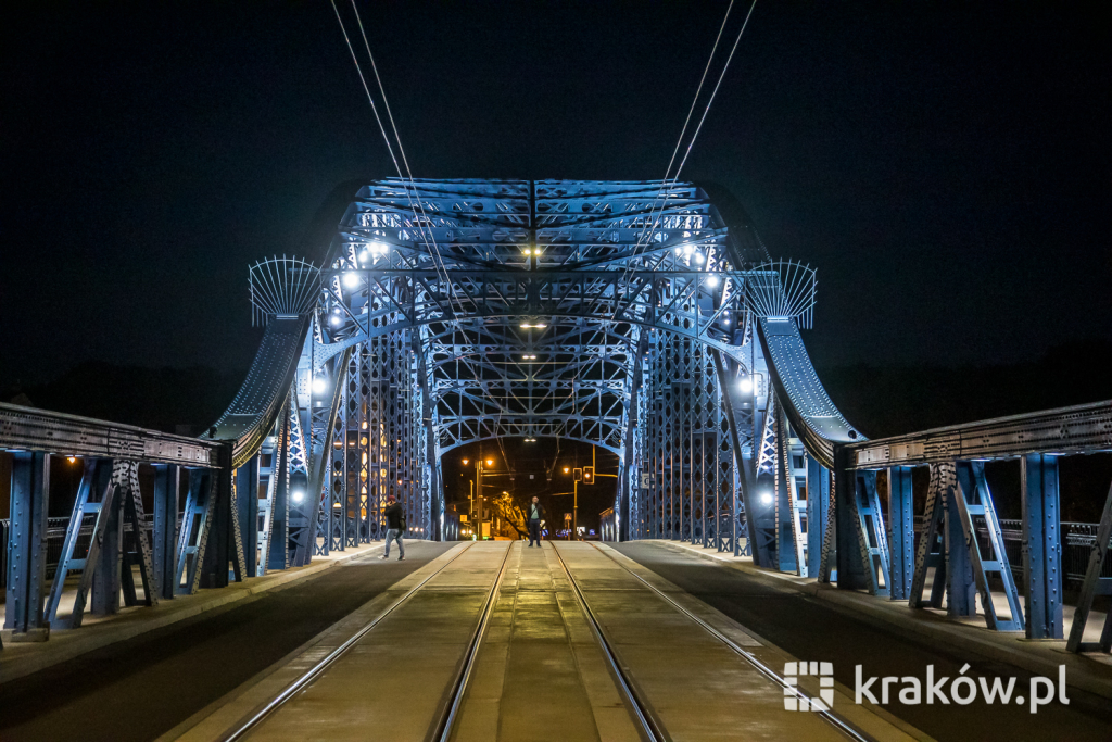 jg1_200902_krpl_1993.jpg-Most Piłsudskiego,iluminacja,Wisła,Noc