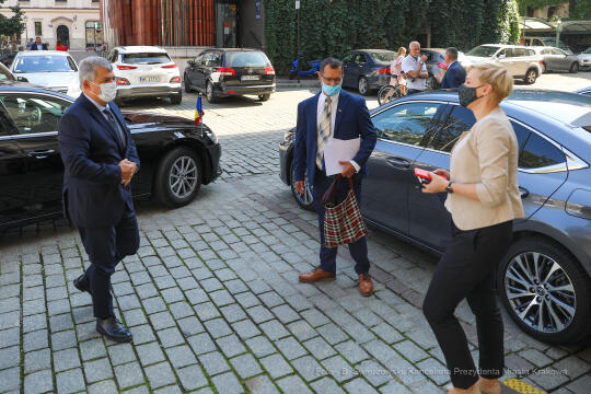 bs_200914_5618.jpg-Ambasador Rumunii,Majchrowski,Spotkanie