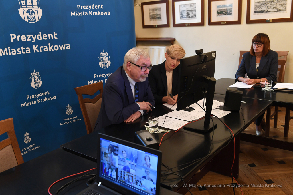 05jpg.jpg-Spotkanie online z wiceprzewodniczącą Komisji Europejskiej Margrethe Vestager  Autor: W. Majka