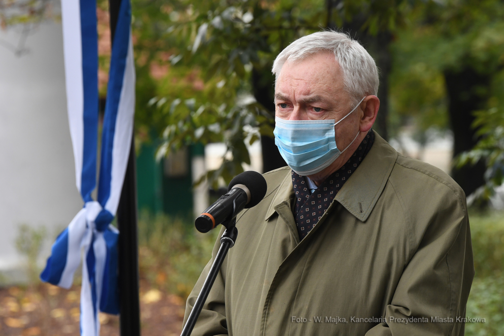 07jpg.jpg-Odsłonięcie tablicy z nazwą „Skwer Zbigniewa Brzezińskiego”  Autor: W. Majka