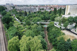 Kładka pieszo-rowerowa na Żabińcu