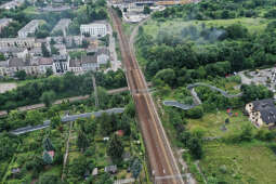 Kładka pieszo-rowerowa na Żabińcu