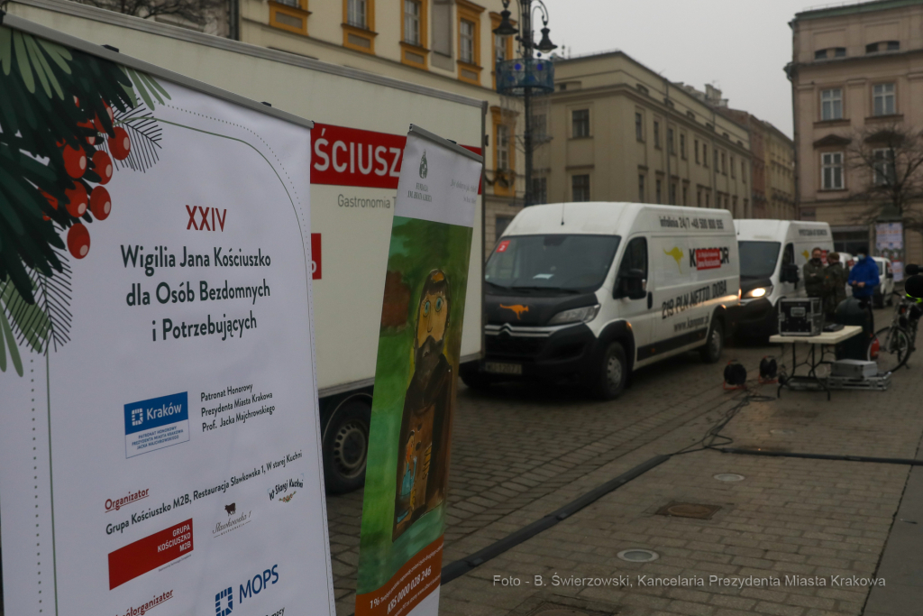 bs_201220_2890.jpg-Wigilia dla Bezdomnych, Kulig, Kościuszko, Rynek  Autor: B. Świerzowski