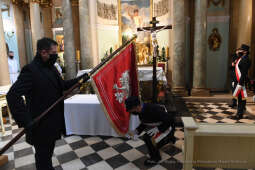 12jpg.jpg-Ceremonia nadania sztandaru  Wodociągom Miasta Krakowa SA