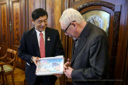 bs_210301_7919.jpg-Ambasador Japonii, Majchrowski, Spotkanie