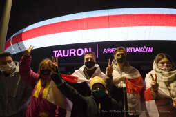 TAURON Arena Kraków - Light for Belarus - Dzień Wolności Białorusi 