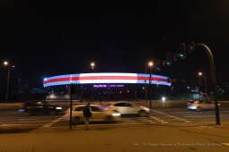 TAURON Arena Kraków - Light for Belarus - Dzień Wolności Białorusi 