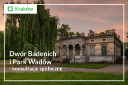 Logo: Dwór Badenich i Park Wadów w Krakowie - konsultacje społeczne