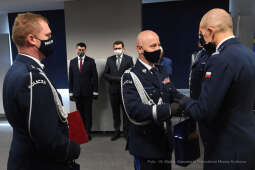 018jpg.jpg-Uroczystość zdania i objęcia obowiązków Komendanta Wojewódzkiego Policji