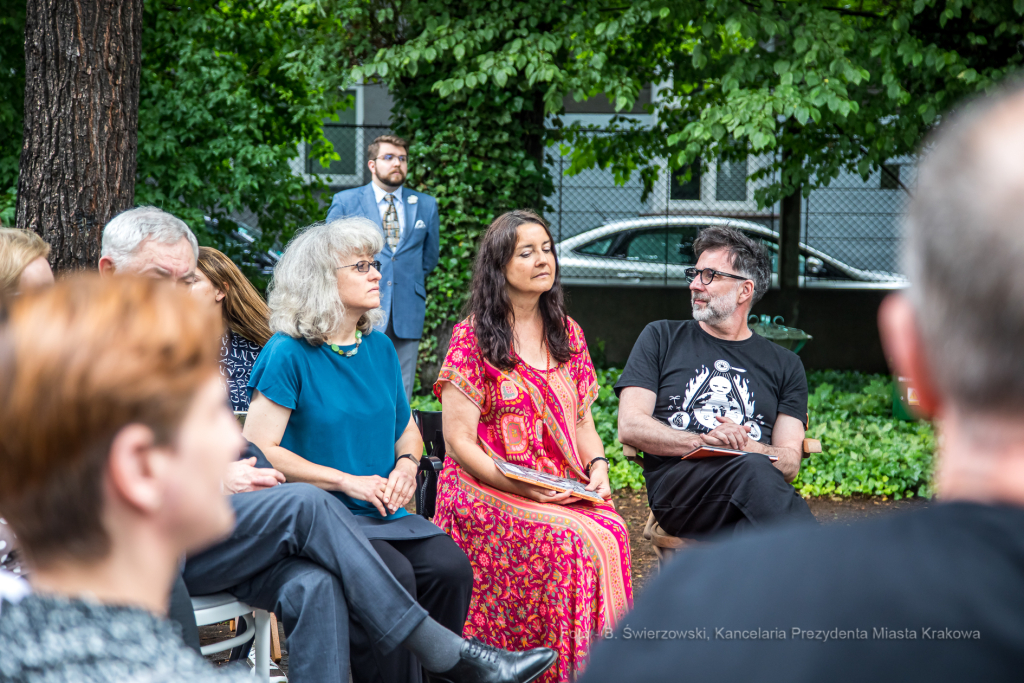 bs-czerwca 26, 2021-jg1_210626_202a6385.jpg-Piknik Literacki, Biblioteka Kraków, Majchrowski  Autor: B. Świerzowski