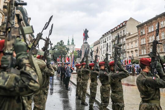 bs_210801_2917.jpg-77. rocznica Powstania Warszawskiego, Plac Matejki, Uroczystości