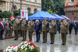 bs_210801_2985.jpg-77. rocznica Powstania Warszawskiego, Plac Matejki, Uroczystości