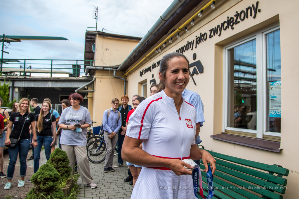 bs_210802_4033.jpg-Sajdak, Olimpiada,Medalistka  Autor: B. Świerzowski