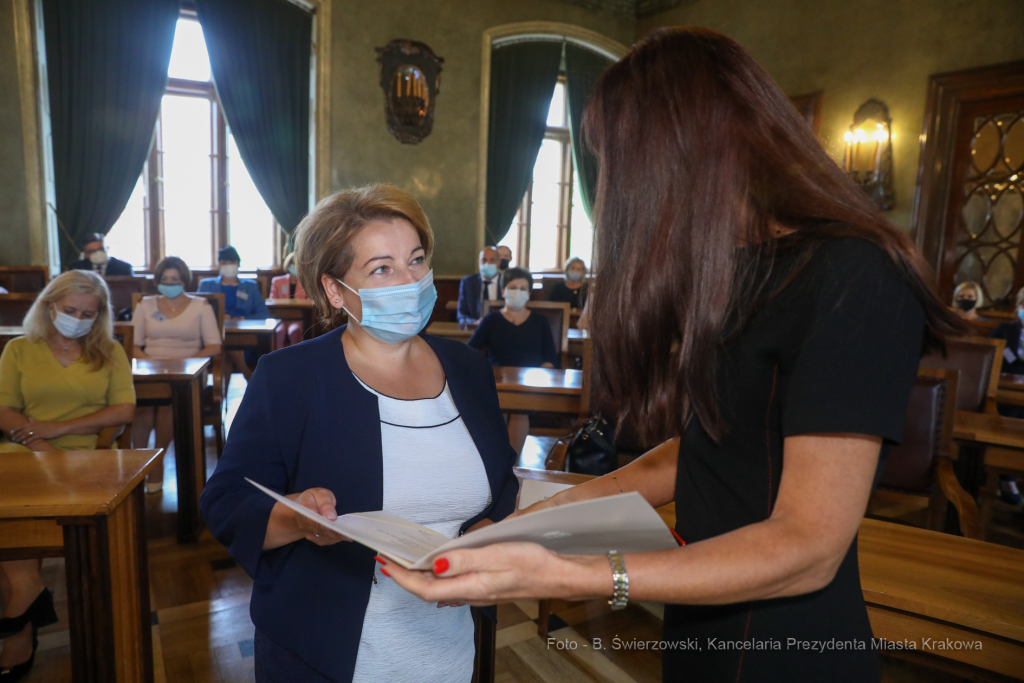 bs_210819_5144.jpg-Dyrektorzy, Szkoły, Korfel - Jasińska  Autor: B. Świerzowski