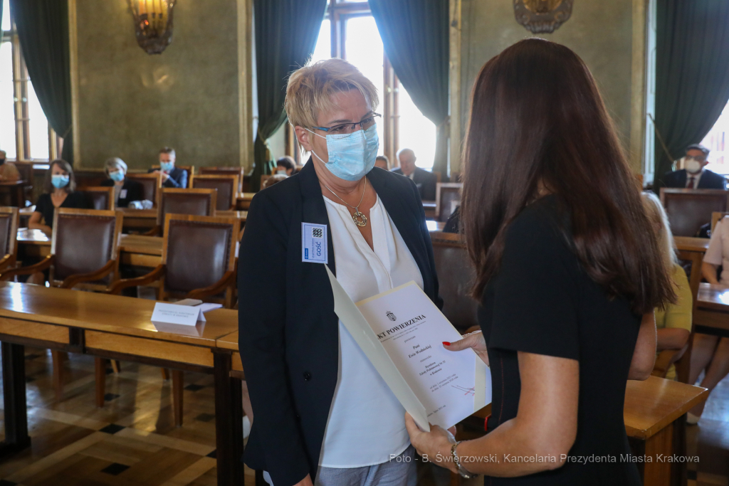 bs_210819_5216.jpg-Dyrektorzy, Szkoły, Korfel - Jasińska  Autor: B. Świerzowski