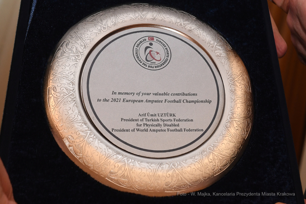 1111jpg.jpg-Spotkanie z przedstawicielami Europejskiej i Światowej Federacji AMP Futbol  Autor: W. Majka