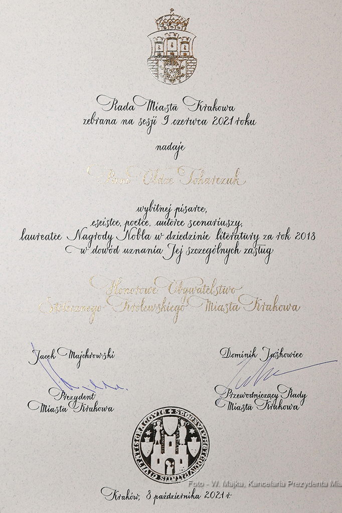 011jpg.jpg-Tokarczuk  Autor: W. Majka