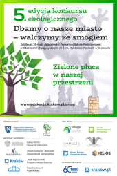5. edycja konkursu ekologicznego 'Dbamy o nasze miasto - walczymy ze smogiem'