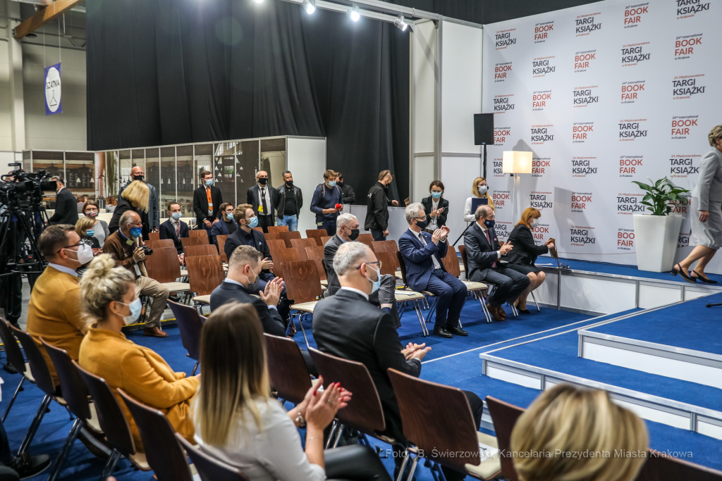 bs_211014_8244.jpg-Targi Książki, Majchrowski, Otwarcie  Autor: B. Świerzowski