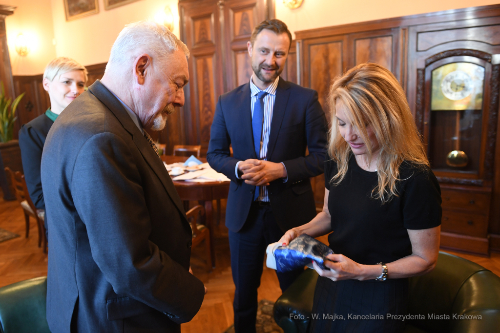 099jpg.jpg-Spotkanie z Marisą Lempicką (prawnuczką Tamary Łempickiej)  Autor: W. Majka