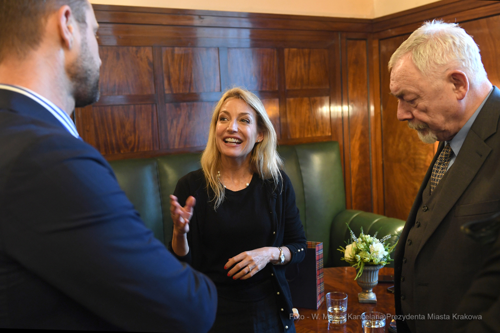 1414jpg.jpg-Spotkanie z Marisą Lempicką (prawnuczką Tamary Łempickiej)  Autor: W. Majka