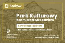 Logo: Park Kulturowy Kazimierz ze Stradomiem - konsultacje społeczne