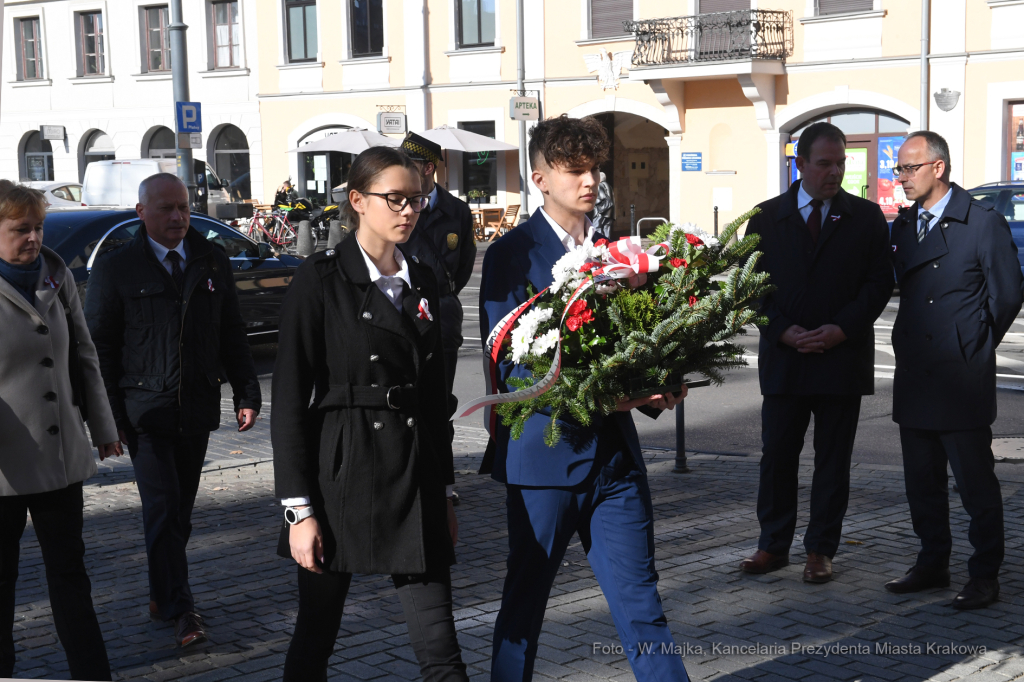 077jpg.jpg-103. rocznica wyzwolenia Krakowa spod władzy zaborczej  Autor: W. Majka