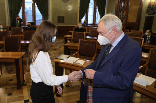 055jpg.jpg-Wręczenie nagród Mistrz Matury, Technik 100% i Ósmoklasista 100%,