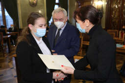 088jpg.jpg-Wręczenie nagród Mistrz Matury, Technik 100% i Ósmoklasista 100%,