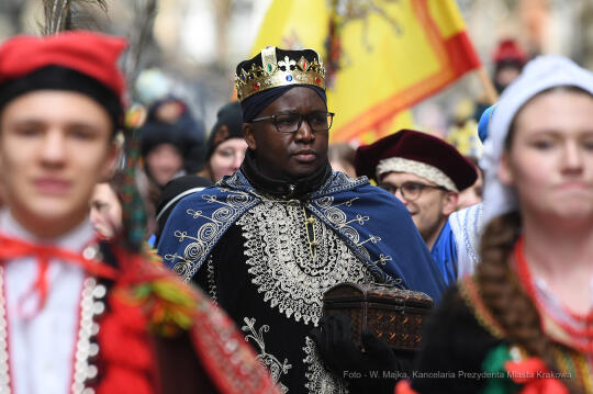 1111jpg.jpg-Orszak Trzech Króli w Krakowie