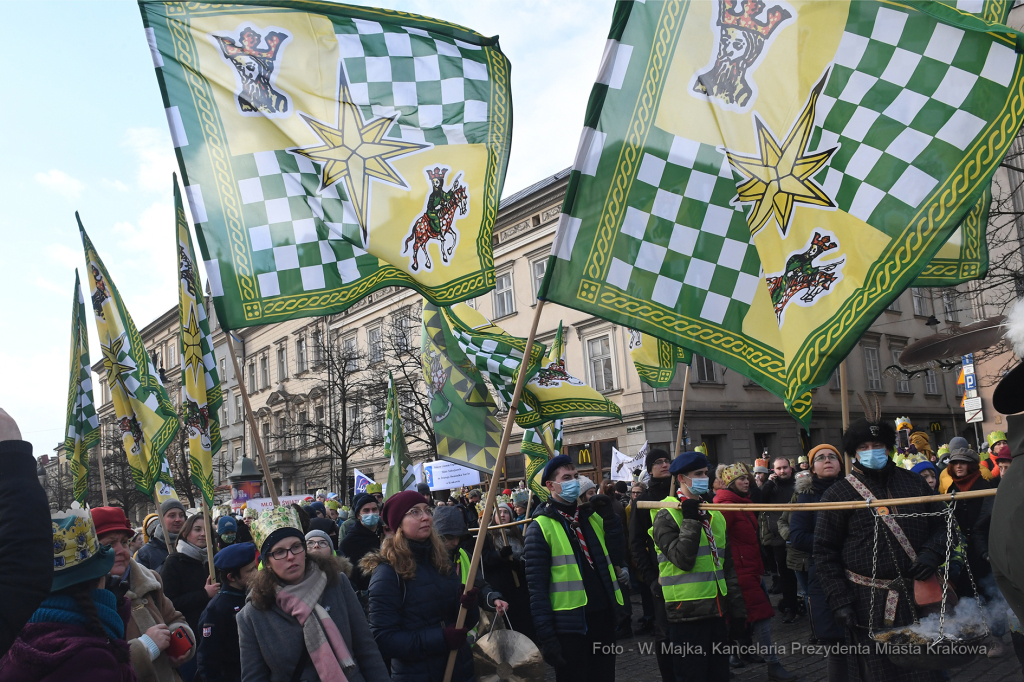 2828jpg.jpg-Orszak Trzech Króli w Krakowie  Autor: W. Majka