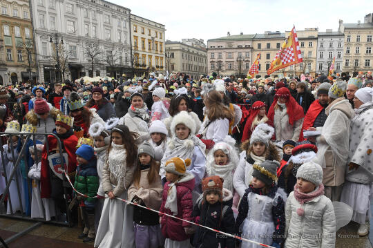3535jpg.jpg-Orszak Trzech Króli w Krakowie