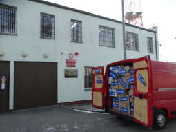 Dostarczenie darów do ośrodków dla cudzoziemców w Przemyślu i Białej Podlaskiej