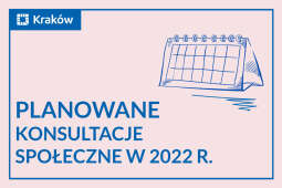 Logo: Kalendarz konsultacji - planowane na 2022 r.
