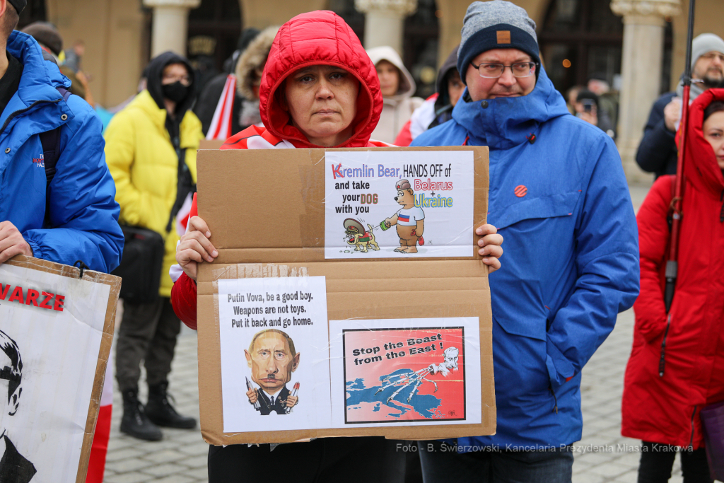 bs-lutego 20, 2022-img_7264.jpg-Ukraina, Akcja, Kosmider  Autor: B. Świerzowski