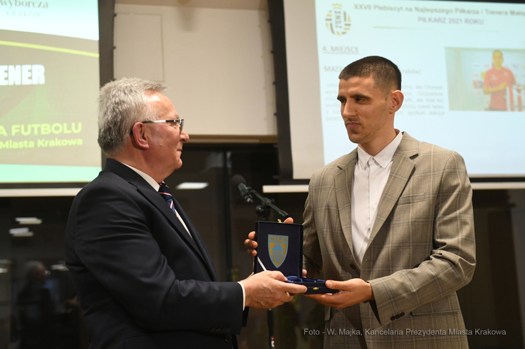 2929jpg.jpg-Plebiscyt: Najlepszy Piłkarz i Trener Małopolski 2021  Autor: W. Majka